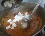 A picture of step 7 of Shahi paneer.