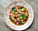 Foto langkah ke 3 dari resep Tumis Pakcoy Sosis Simple.