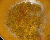 A picture of step 5 of Sprout moong with capsicum.