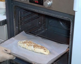 Foto del paso 8 de la receta: Trenza de hojaldre rellena de crema y frutos secos