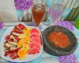 Foto langkah ke 3 dari resep Rujak/lutisan buah.