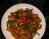 Foto langkah ke 8 dari resep Tumis Tempe & Kacang Panjang 🫛.