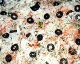 A picture of step 5 of Chicken Tikka With Mushroom Pizza 🍕.