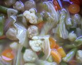 Foto langkah ke 5 dari resep Sayur sop baso.