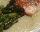 Foto del paso 5 de la receta Salmón a la crema de rabanitos y trigueros