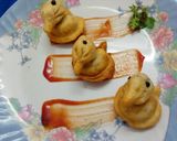 A picture of step 7 of Duck shape samosa.