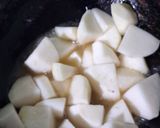 A picture of step 7 of Shaljam Gosht.