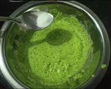 A picture of step 5 of Tiranga Dhokla.