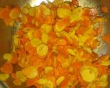 A picture of step 4 of Raw turmeric pickle.