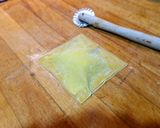 Foto del paso 8 de la receta: Ravioli de wonton con brandada, calabaza y salvia