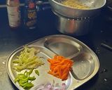 A picture of step 5 of Veg.spring roll.