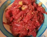 A picture of step 2 of Beef Stir-Fry with Broccoli.