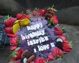 Foto langkah ke 12 dari resep Kue Ulang Tahun Cantik Basecake Fudgy Brownies / Cara membuat coklat ganache.