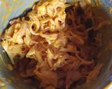 A picture of step 3 of Onion cabbage pakoda.