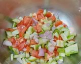 A picture of step 1 of Healthy Diet bhel.