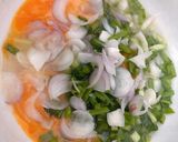 Hình bước làm 1 của món Pizza mì tôm