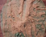 A picture of step 2 of Arbi ke Patore.