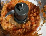 A picture of step 2 of Lebanese tabboule.