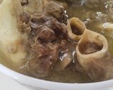 Gambar langkah 14 resipi Sup Gear Box Kambing.