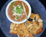 A picture of step 5 of Pav Bhaji Fondue.