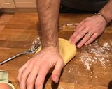 A picture of step 4 of Easy Fresh Tagliatelle.