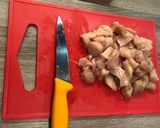 Une image de l'étape 4 de Curry au poulet et aux légumes.