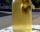 A picture of step 12 of OLD FASHIONED SUN TEA WITH DEBBIE'S STRAWBERRY SYRUP.