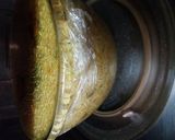 A picture of step 6 of Shahi Veg Biryani in microwave.
