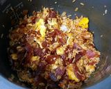A picture of step 8 of Spicy Egg And Chinese Sausage Fried Rice.