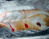 A picture of step 10 of Cherry Cream Crescent Log.