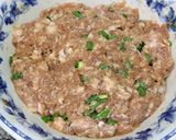 รูปขั้นตอนการทำที่ 3 ของ หมูสับนึ่งซีอิ๊ว