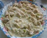 Foto del paso 6 de la receta: Macarrones con salsa blanca y pollo