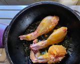 A picture of step 3 of Dharosh Shorshe Chicken / Okra Chicken in Mustard / Bhindi Chicken in Mustard.