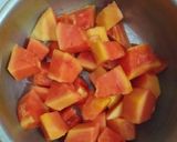 Foto langkah ke 1 dari resep Sorbet Pepaya.