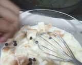 A picture of step 6 of CREAMY banana bread pudding 🍮.