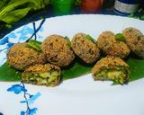 A picture of step 7 of Haryali cheese Kabab.