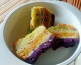 Foto langkah ke 9 dari resep [MPASI 10M+] Schotel Ubi Lapis Kukus.