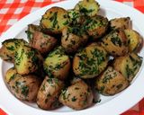 Petrezselymes újkrumpli recept fázis 4 fotója