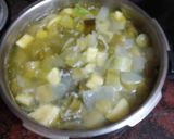 Foto del paso 1 de la receta Crema de calabacín y puerro con arroz