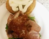 A picture of step 5 of Another Burger idea 😚.