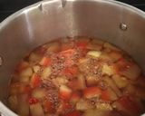 A picture of step 1 of Chutney made with... watermelon rind!!! 😀.