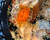Foto del paso 4 de la receta: Paella de pollo y cerdo para tres