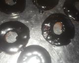 A picture of step 7 of Chocolate donuts Christmas special.