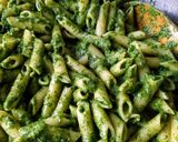 Foto del paso 3 de la receta: Penne Rigate con crema de espinacas