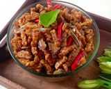 Foto langkah ke 4 dari resep Kering Tempe Teri Pedas Manis.