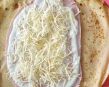 Une image de l'étape 3 de Crêpes au jambon.