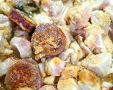 Foto del paso 1 de la receta: Alubias blancas con cerdo y chorizo