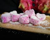 Foto langkah ke 6 dari resep Red Dragon Fruit Cake.
