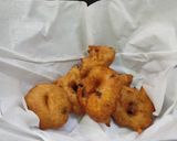 A picture of step 6 of Sambar vada.