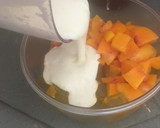Foto del paso 5 de la receta: Postre con frutas en almíbar🍑🍐🍍